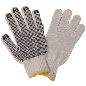 venta guantes con puntos de pvc